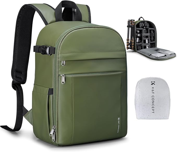 K&F CONCEPT Camera Backpack Bag, Professional DSLR/SLR/Mirrorless Camera Bag
