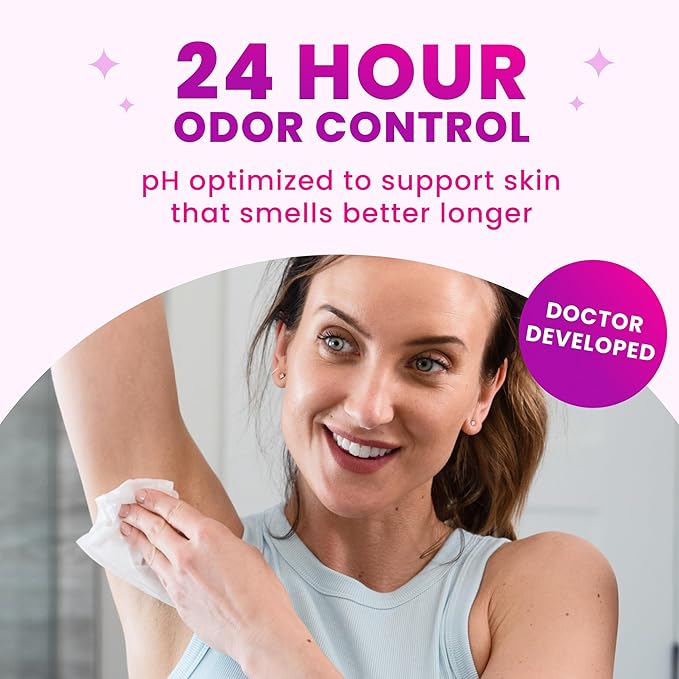 Lume Acidified Deodorant Wipes