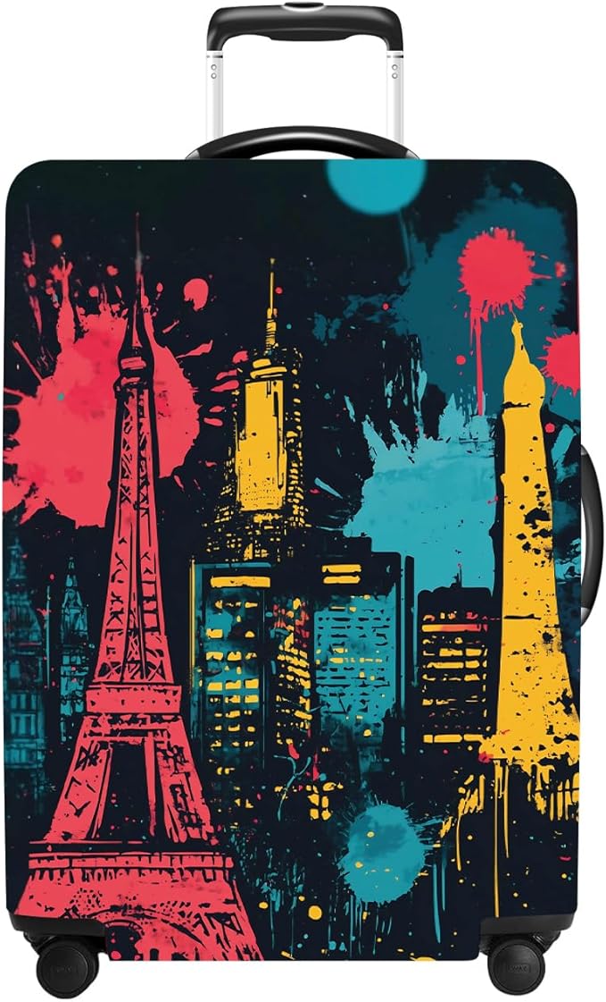 Luggage Cover Washable Suitcase Protector Anti-scratch Suitcase cover Fits