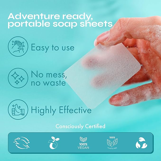 FOMIN - Antibacterial Paper Soap Sheets