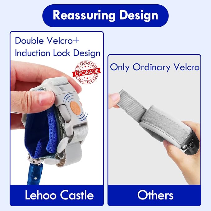Lehoo Castle Toddler Leash, 4.9ft Kid Leash Wrist