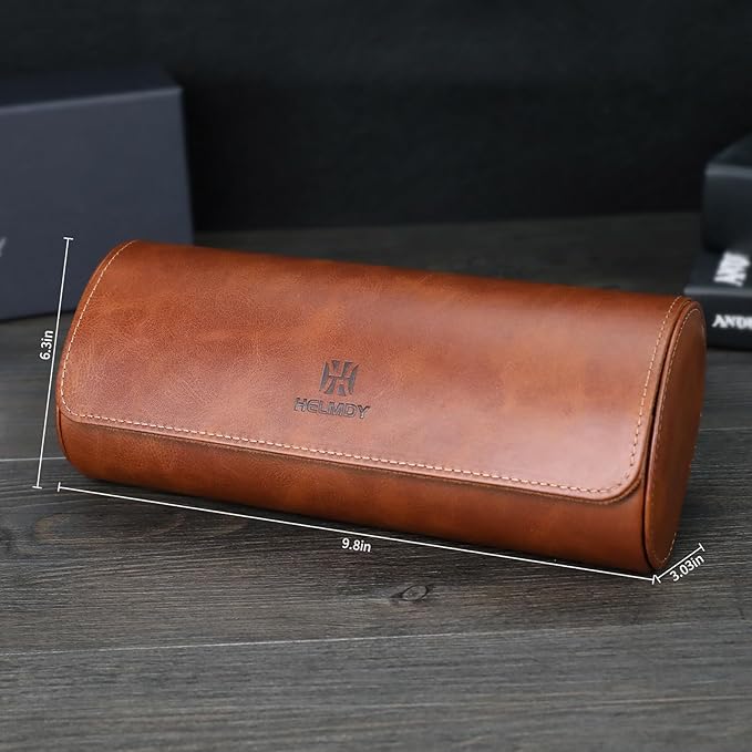 Watch Roll Travel Case for Men and Women: 3 Watch Travel Roll