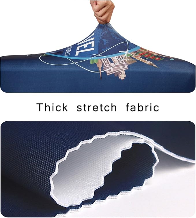 WUJIAONIAO Travel Luggage Cover Baggage Suitcase Cover Protector Skins 18-32