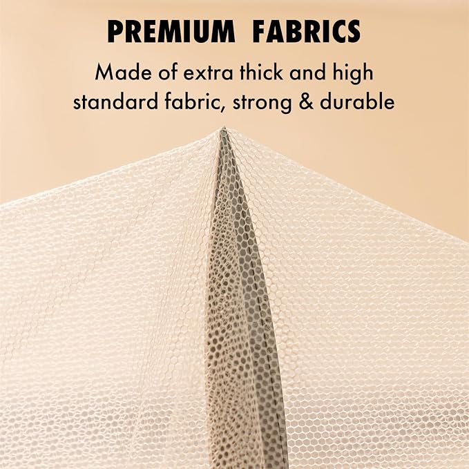 Pop-Up Mosquito Net Tent Wide Roof, Portable Folding Design