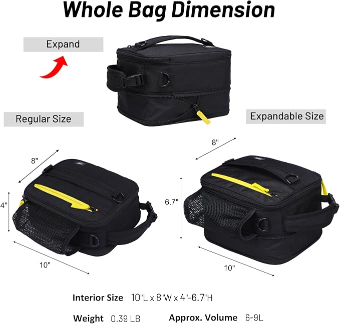MIER Expandable Lunch Bag Insulated Lunch Box