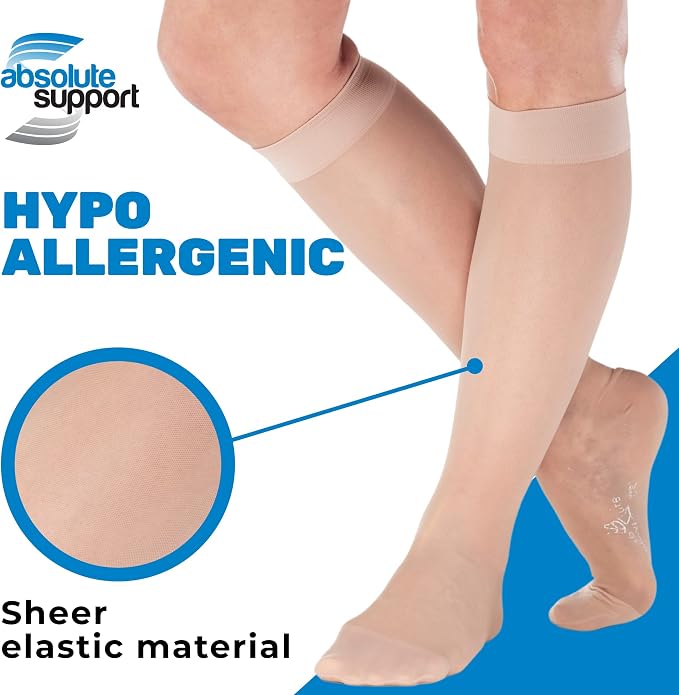 Made in USA - Sheer Compression Socks