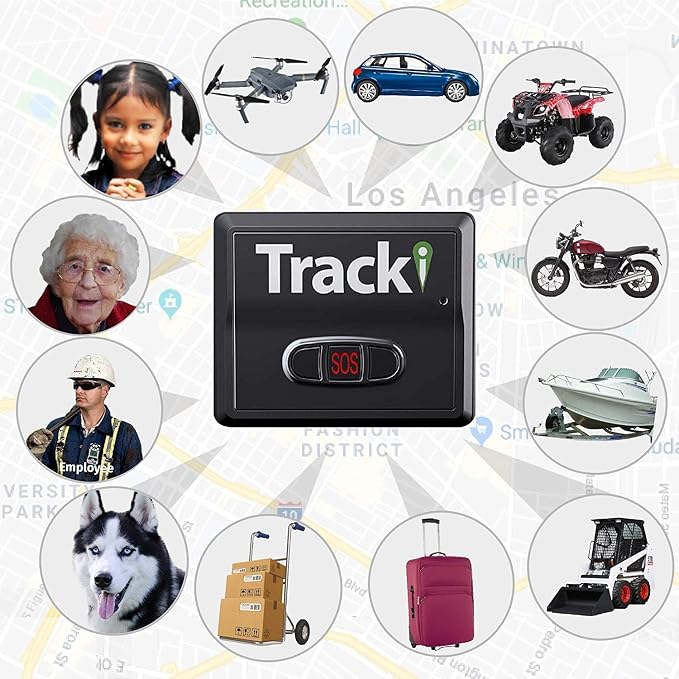Tracki GPS Tracker for Vehicles, Kids. Subscription Needed. US-Made Tech. 4G