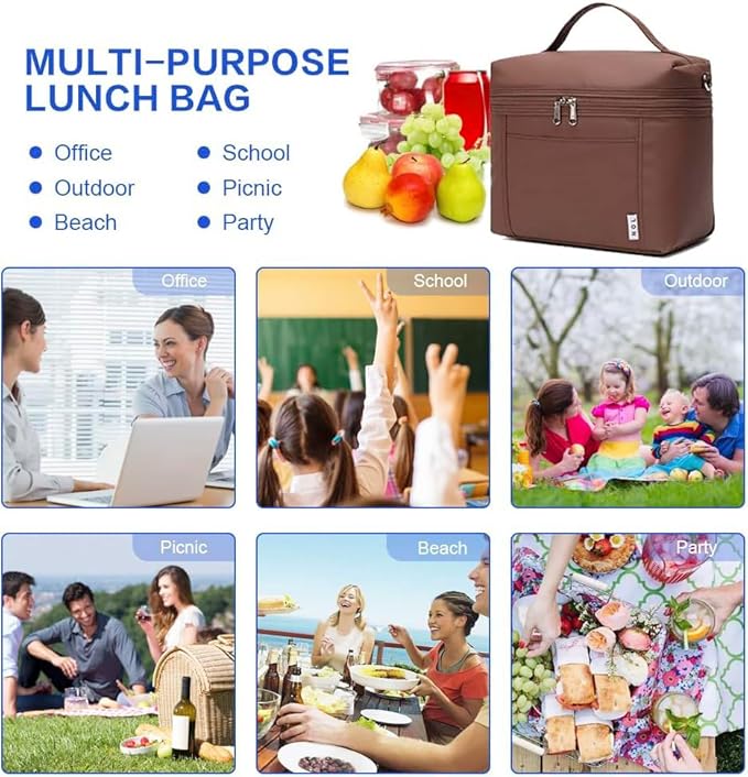 NOL Natural Organic Lifestyle Insulated Lunch Bags