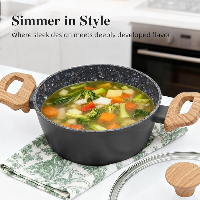 3-Piece Nonstick Pots and Pans Set