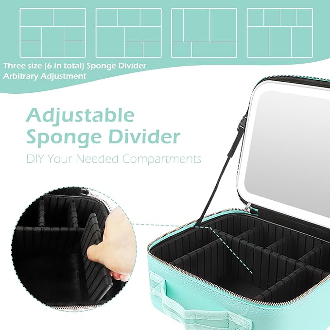 MOMIRA Travel Makeup Bag Cosmetic Bag Makeup Organizer Bag