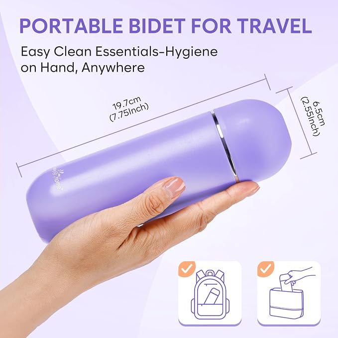 Easy@Home Portable Peri Bottle for Postpartum & Perineal Care: Handheld Bidet