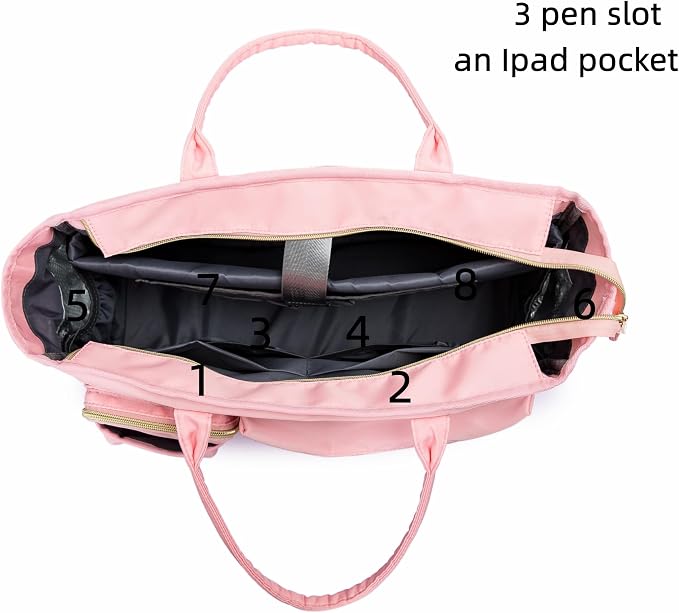 Laptop Tote Bag, Middle Size Computer Messenger Teacher Bag