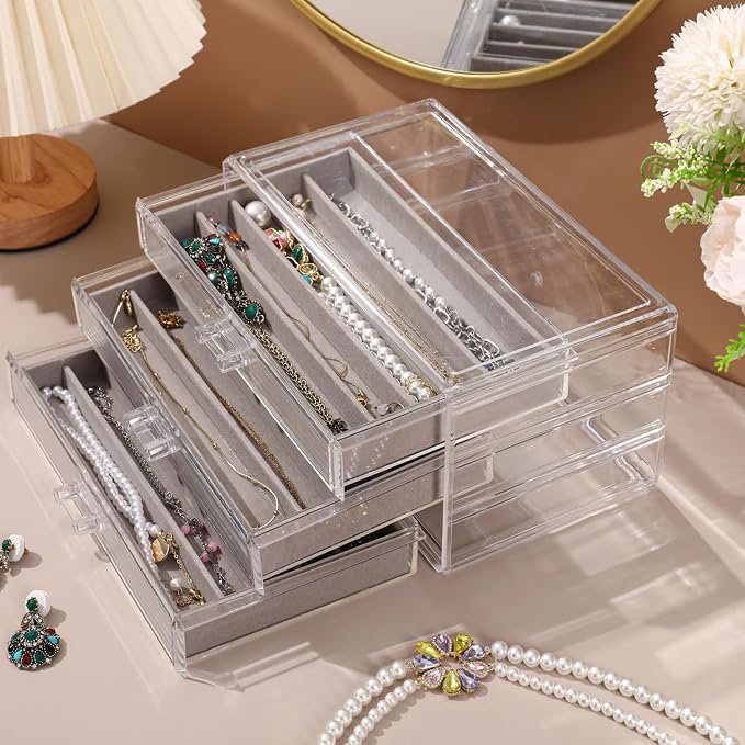 Necklace Organizer Box, Tray
