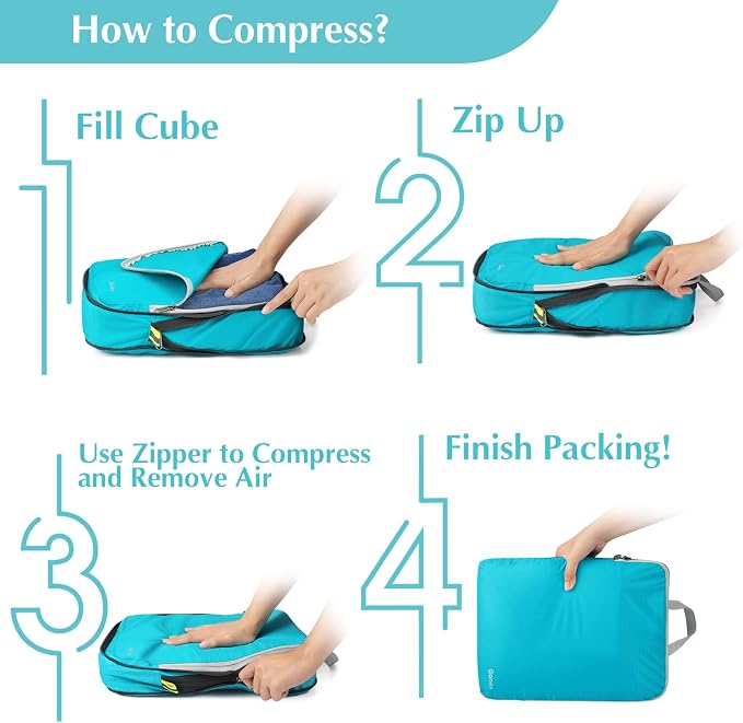 Gonex Compression Packing Cubes