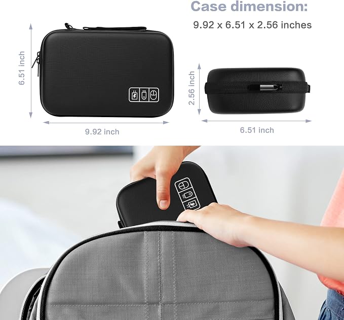 MOSISO Electronic Organizer Travel Case Compatible