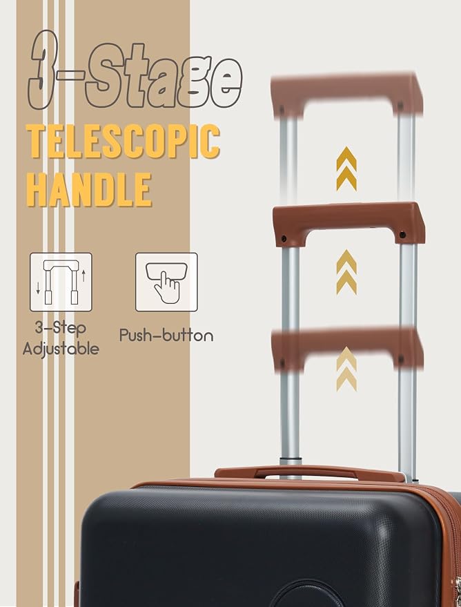 Luggage Sets 5 Piece, Suitcases