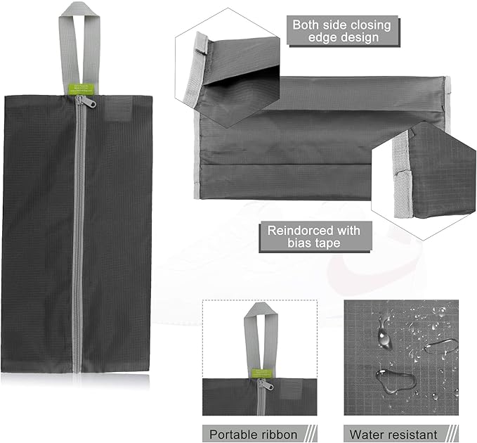 BeeGreen Black Shoe Organizer Set