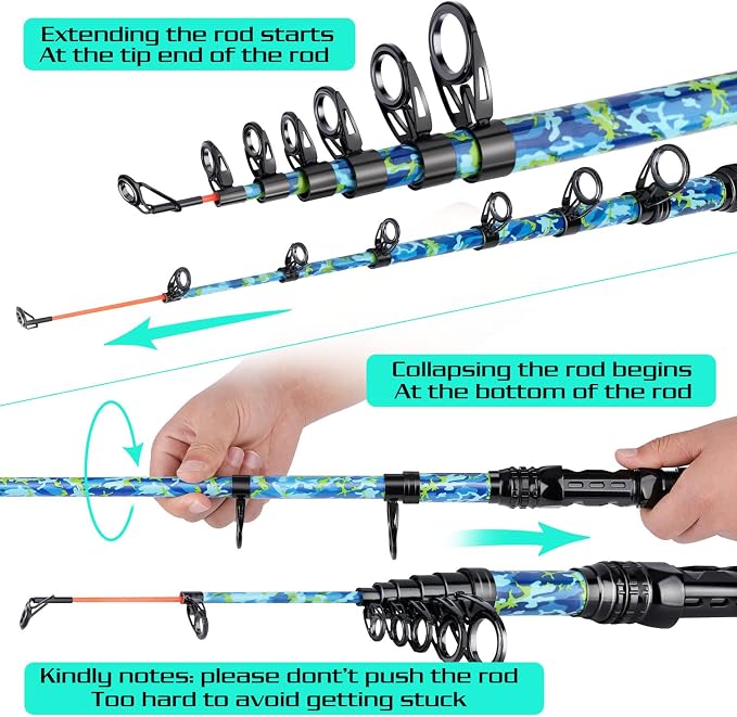 Sougayilang Fishing Rod and Reel Combos