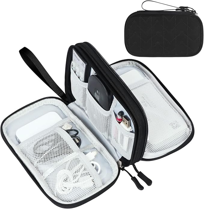 FYY Travel Organizer Pouch Electronic Accessories Carry Case Portable