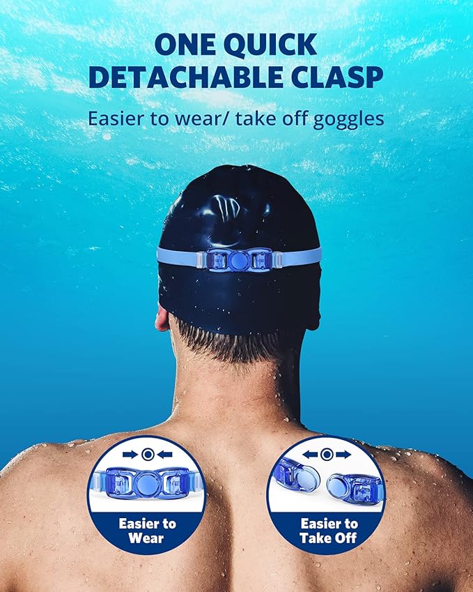 Aegend Swim Goggles, Swimming Goggles No Leaking Full Protection Adult Men Women Youth