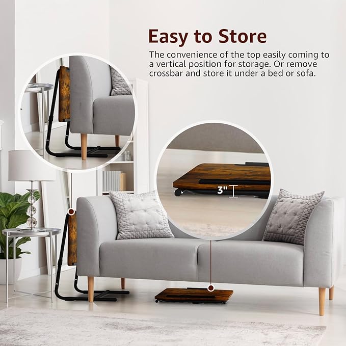 Folding TV Tray Adjustable Dinner