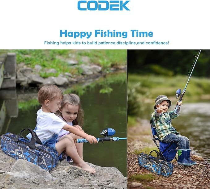 CODEK Kids Fishing Pole Set