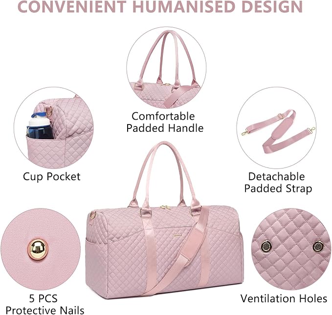 Women Duffle Weekender Travel Bag: Large Duffel Bags