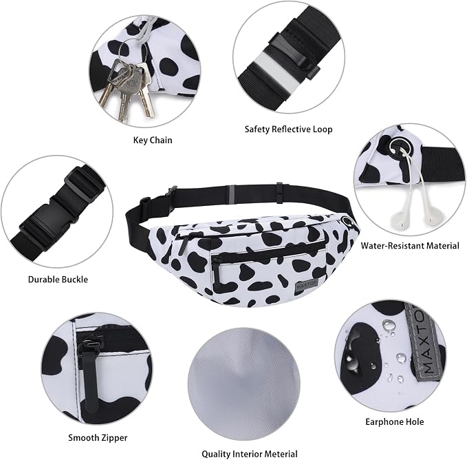 MAXTOP Large Crossbody Fanny Pack