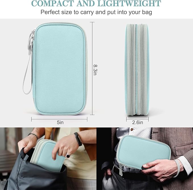 FYY Electronic Organizer, Travel Cable Organizer Bag Pouch Electronic
