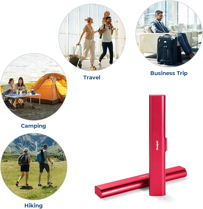 Aluminum Toothbrush Travel Case, Portable Travel Toothbrush Holder, Durable