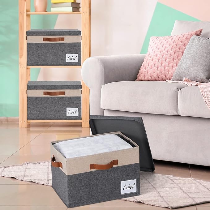 GhvyenntteS Fabric Storage Bins