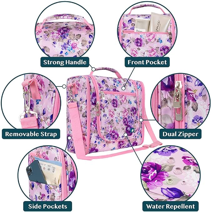 PAVILIA Extra Large Toiletry Bag Travel Bag