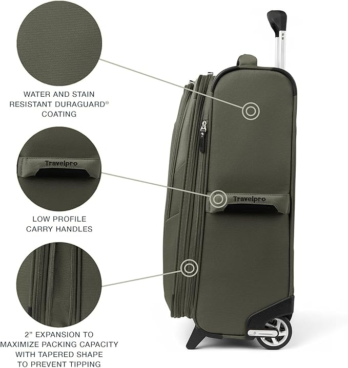 Travelpro Maxlite 5 Softside Expandable Upright 2 Wheel Checked Luggage