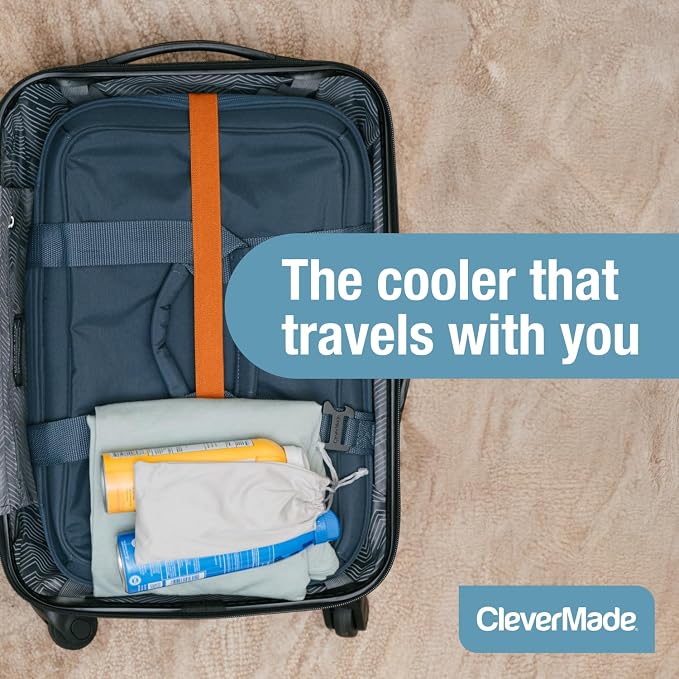 CleverMade Collapsible Insulated Cooler Bag – Leakproof Soft Folding Cooler