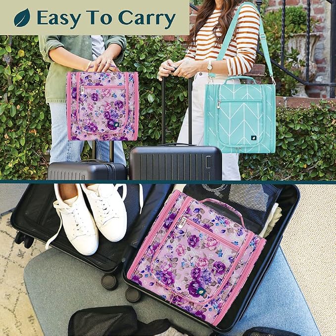 PAVILIA Extra Large Toiletry Bag Travel Bag