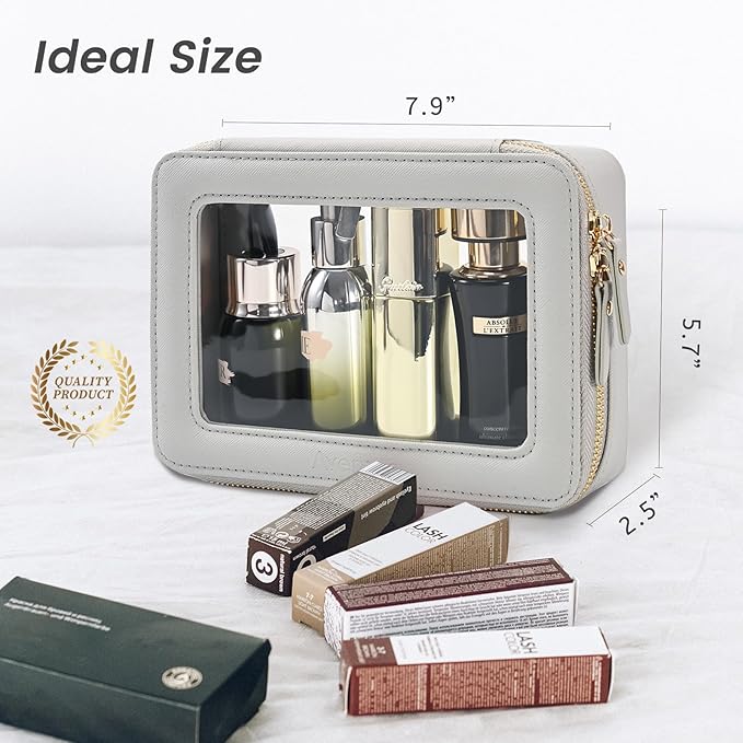 Aveniee Clear Makeup Bag Organizer, Travel Toiletry Bag