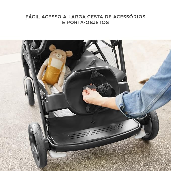 Graco Ready2Grow LX 2.0 Double Stroller Features Bench Seat and Standing