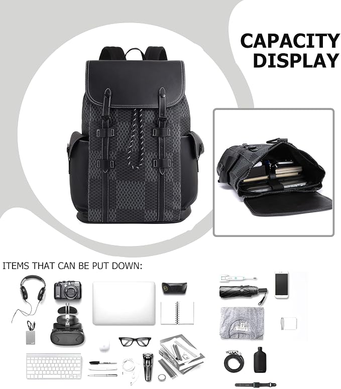KingTo Laptop Backpack for Men Luxury Anti-Theft Travel Backpack Casual
