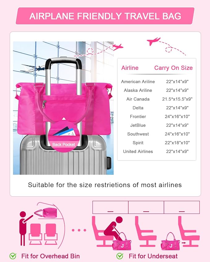 Overnight Bag for Kids Teen Girls Weekender Dance Bag Birthday Graduation Gifts