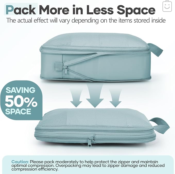 Veken 9/11 Set Compression Packing Cubes