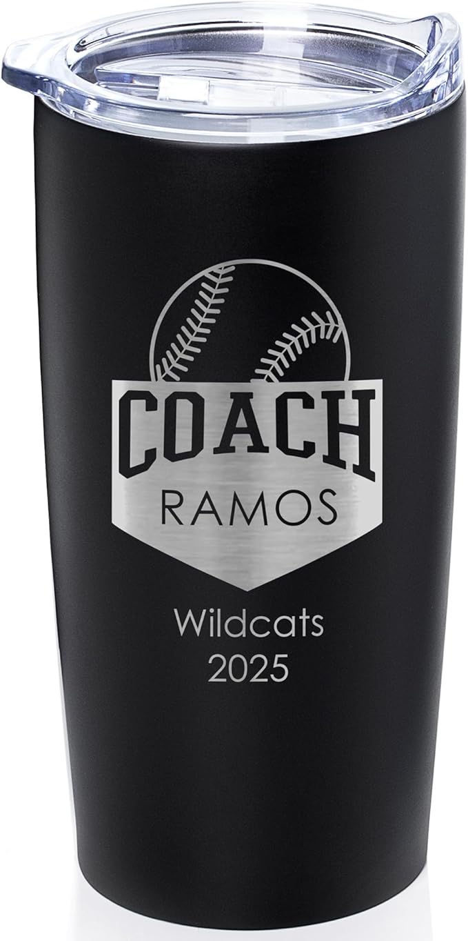 Lifetime Creations Custom Baseball Coach Tumbler