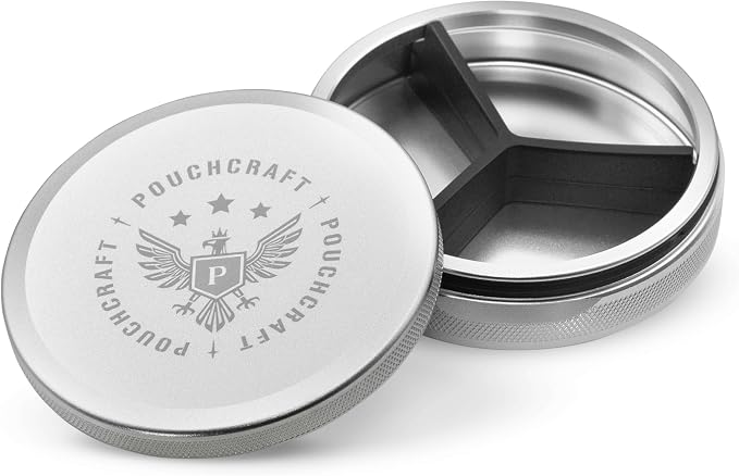 Metal Pouch Can | Metal Container | Slim EDC Pocket Tin | Airtight &