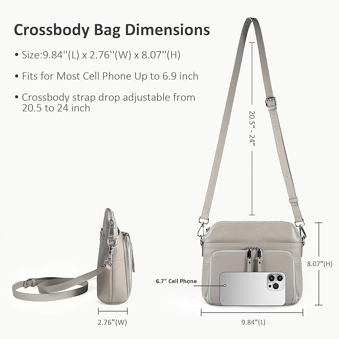 befen Genuine Leather Crossbody Purses