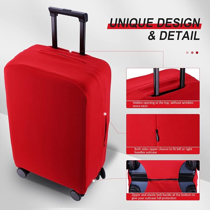 Travel Luggage Cover Suitcase Protector Scratch-Resistant Fit 19-31 Inch