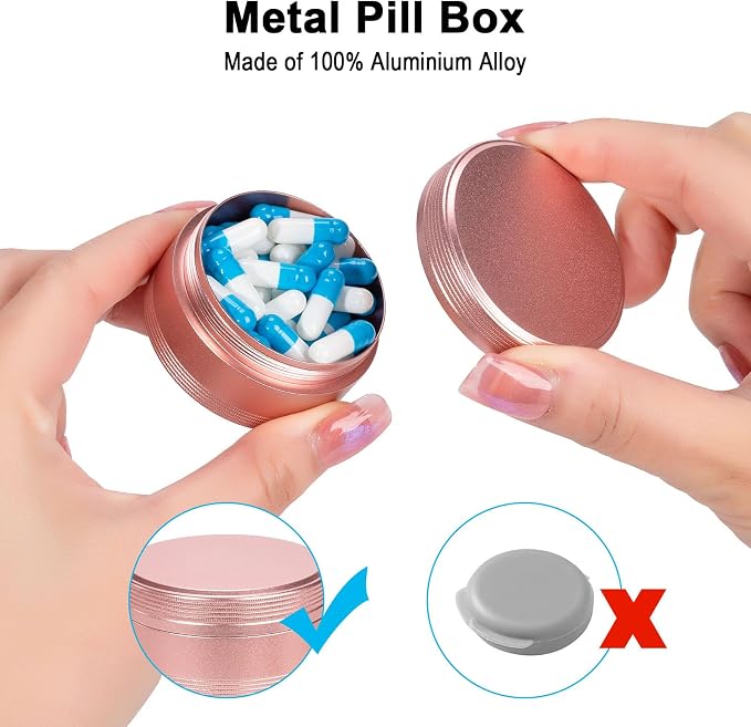 Metal Pill Container Pill Case