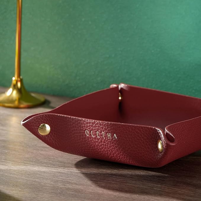 OLETHA Small Foldable Valet Tray