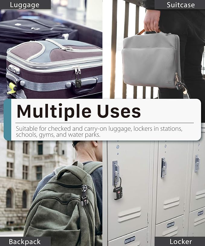 Fosmon TSA Approved Cable Locks