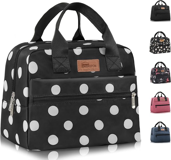 HOMESPON Insulated Lunch Bag for Women Men Lunch Box Cooler Lunch Tote for Work