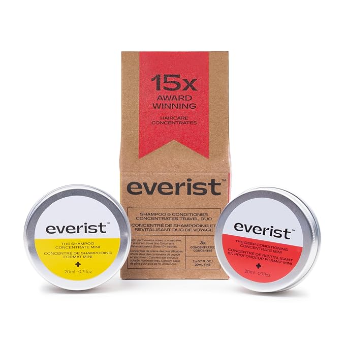 Everist The Haircare Travel Duo, The Shampoo Concentrate & The Deep