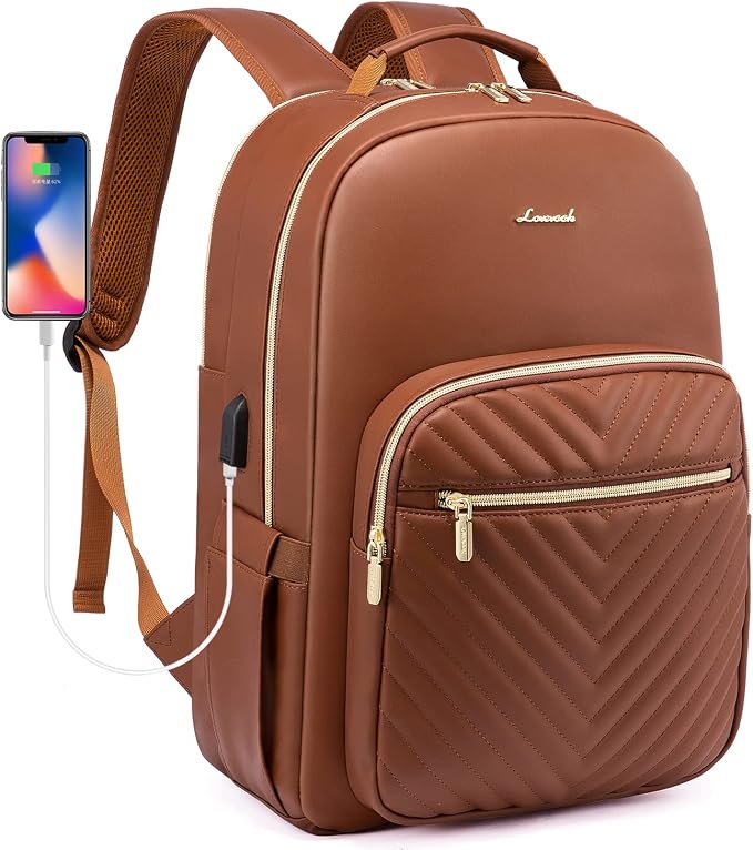 LOVEVOOK Laptop Backpack Purse for Women, Large Capacity Travel Computer Work